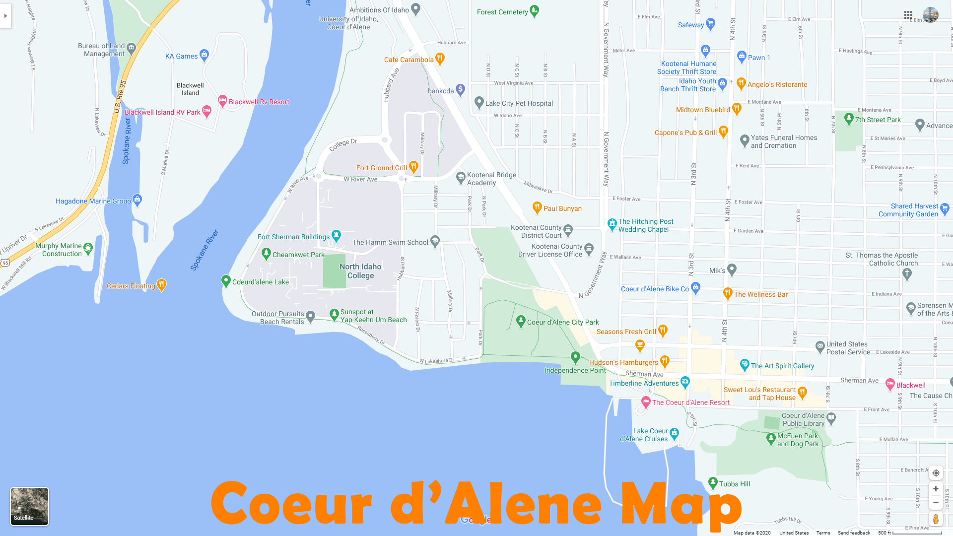 Coeur d'Alene plan